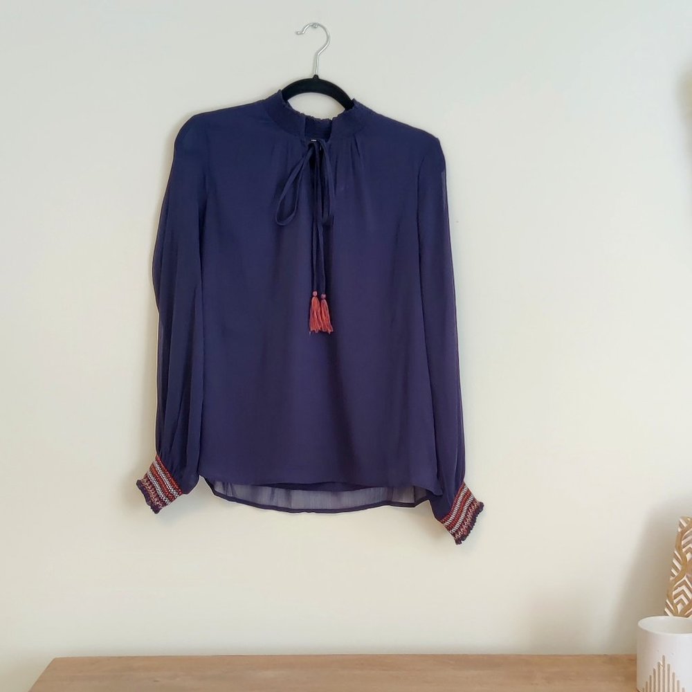 Navy Blouse